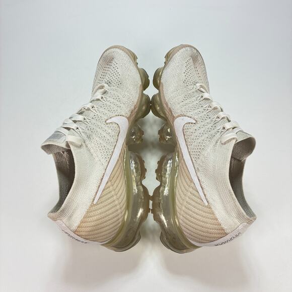 Nike Air VaporMax Flyknit Light Cream Running Shoes 849557-100 Women’s Size 10 - Picture 7 of 10